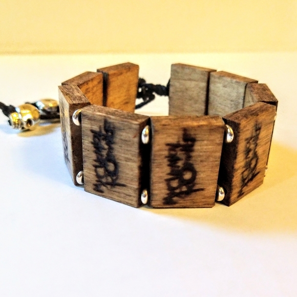 My chemical romance tile slip cord bracelet - Picture 3 of 4